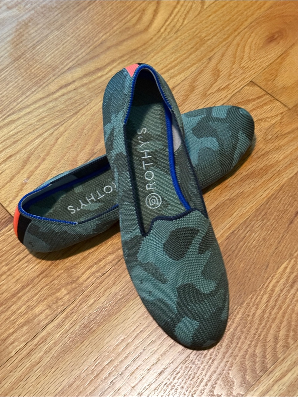 Rothy’s Olive Camo Loafers - Size 10 - Picture 4 of 5